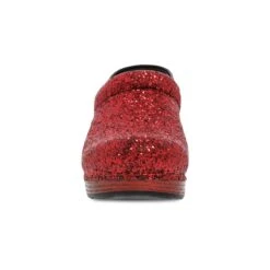 Dansko Professional Red Glitter -Dansko Shoe Store 306221094 VF1