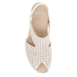 Dansko Teagan White Vintage Leather 12 Dansko Teagan White Vintage Leather -Dansko Shoe Store 3115011400 VIT