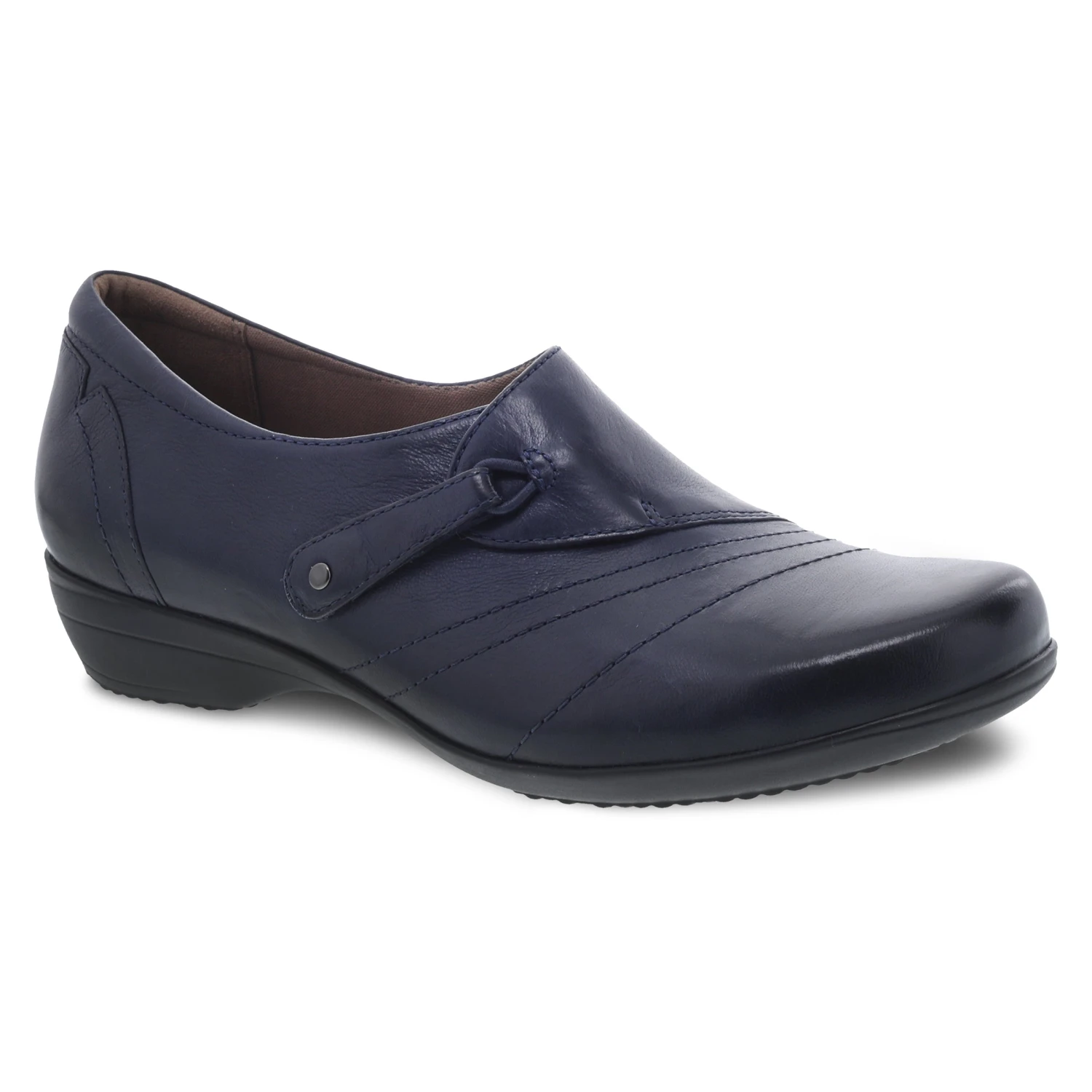 Dansko Franny Navy Burnished Calf 3 Dansko Franny Navy Burnished Calf