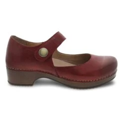 Dansko Beatrice Red Waxy Burnished -Dansko Shoe Store 9423227800 VIS