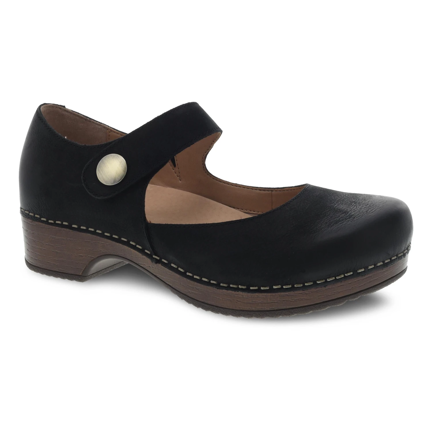 Dansko Beatrice Black Burnished Nubuck 3 Dansko Beatrice Black Burnished Nubuck