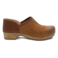Dansko Brenna Tan Burnished Suede -Dansko Shoe Store 9431151600 VIS
