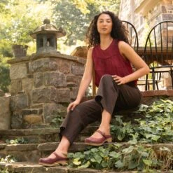 Dansko Bria Cinnabar Burnished Nubuck -Dansko Shoe Store S24 Barnes Bria Red 0139 Sept23 2400x2400 b36379f4 6ead 4fe1 aa5d e30ea6d77de1